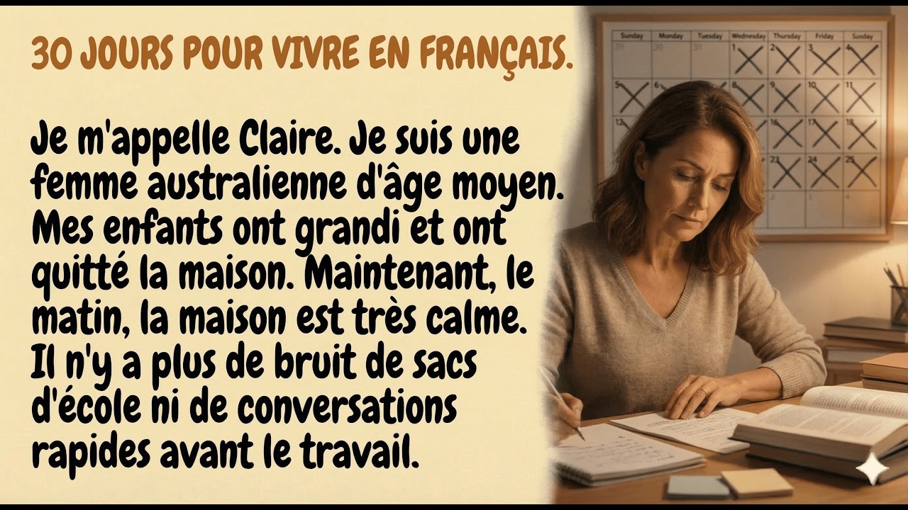 J’ai parlé seulement français pendant 30 jours | French  Listening Practice (B1)