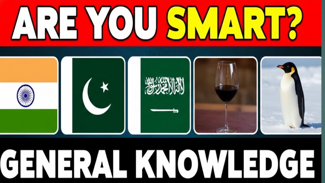 🧠 How Good is your general Knowledge? | 20 Question Challenge ✅⁉️ 