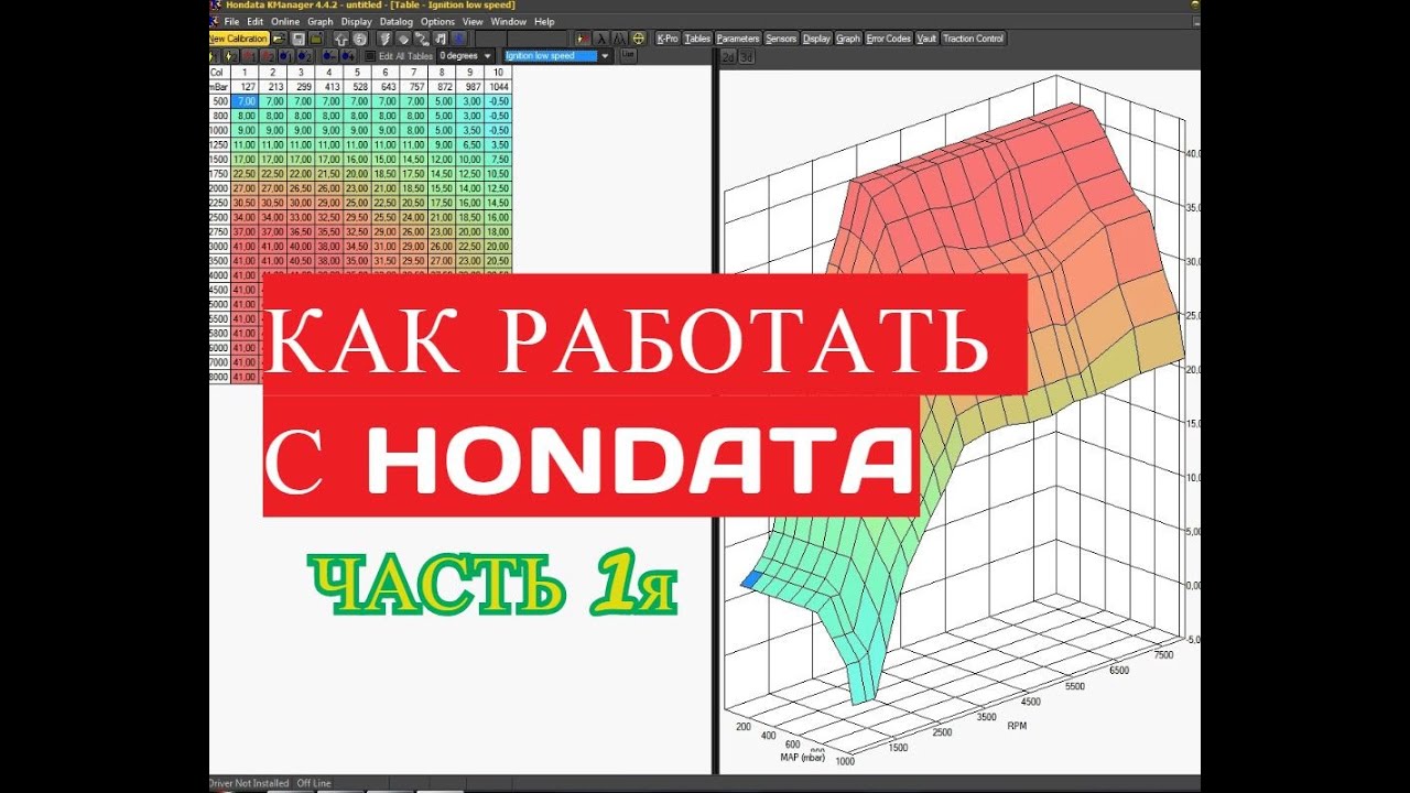 HONDATA K-Pro что умеет,какие фишки.Часть 1я.