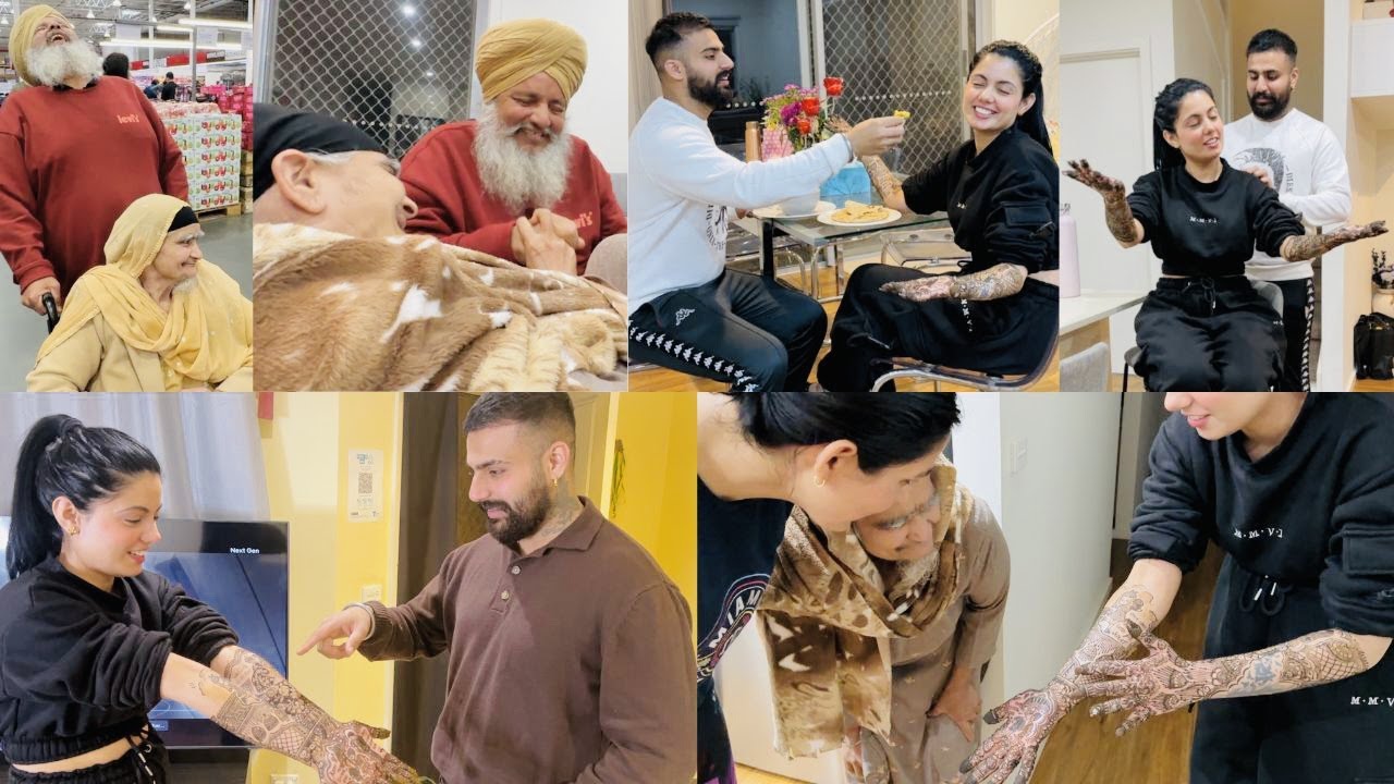 OUR LOVE STORY IN MEHNDI | FAMILY REACTION | DADDY KEHNDE MERE NAL DHOKHA HOYA | INDER & KIRAT