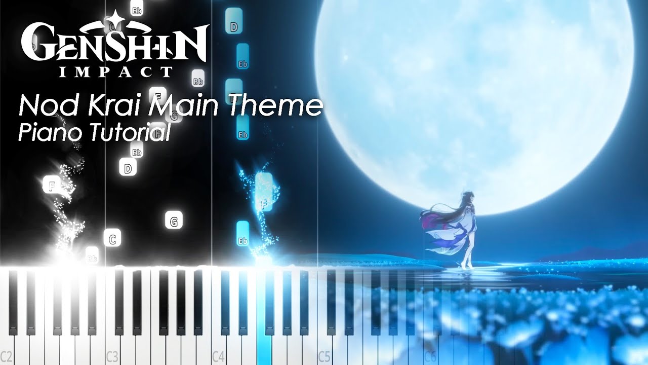 Nod Krai Main Theme 「HOYO-MiX & AURORA」- Genshin Impact Piano Tutorial & Sheet Music