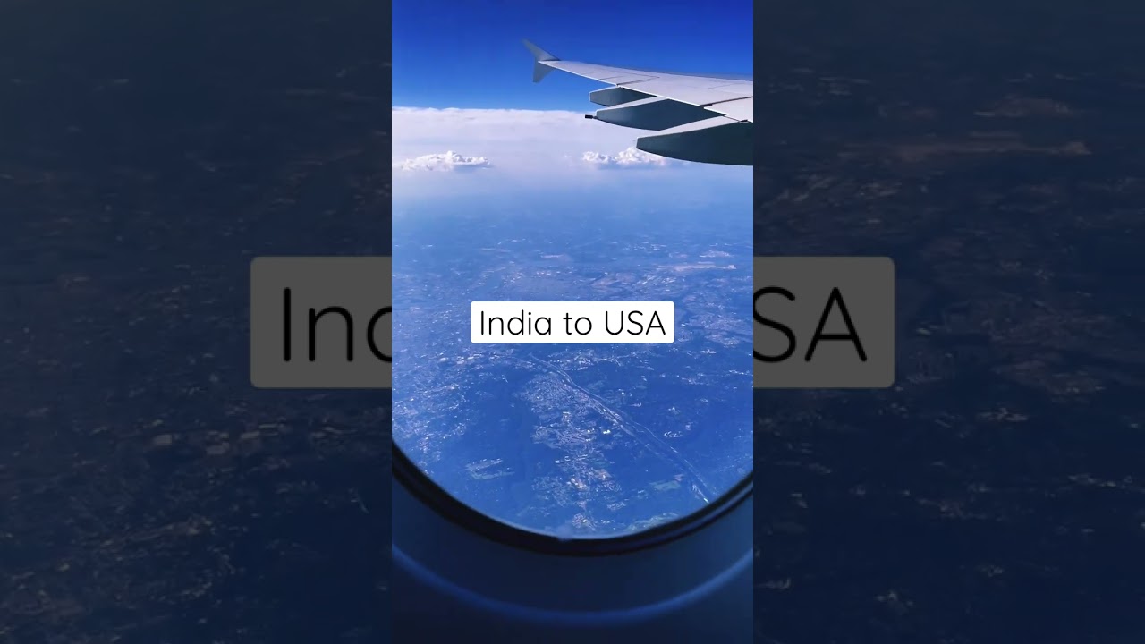India to USA. #usa #travel #indiatousa #flight #emirates
