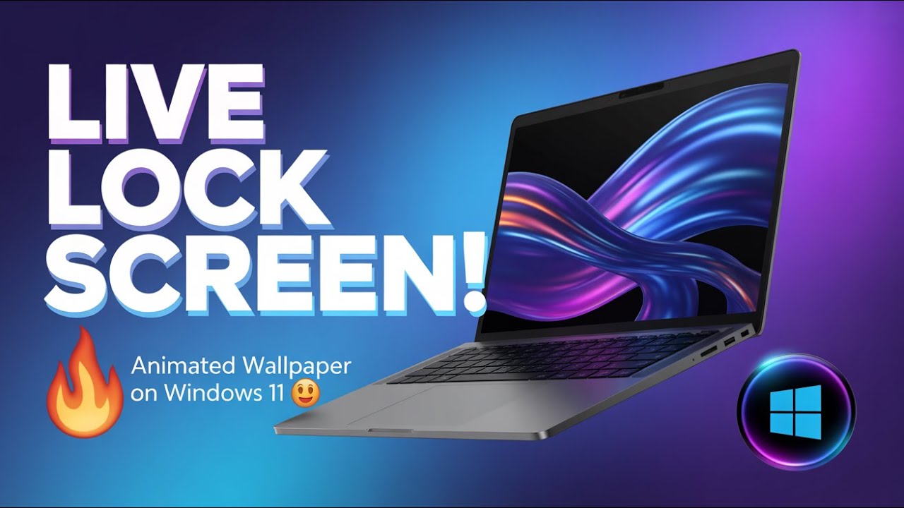 How to Set Live Wallpaper on Windows 11 Lock Screen | Dynamic Wallpaper Tutorial