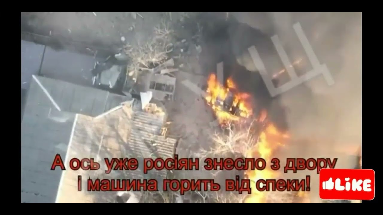 Drone distrugge carri russi nascosti tra le case🛩️🚀💥