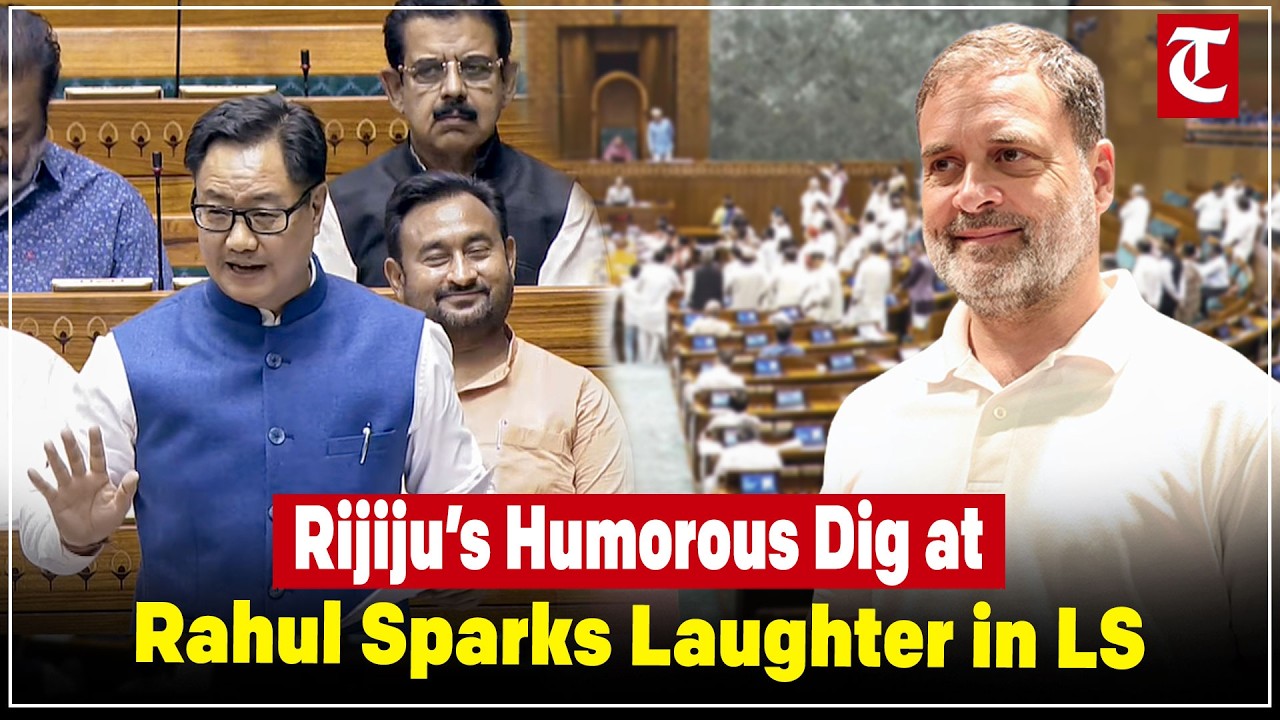 Kiren Rijiju Highlights Unusual LS Moment, Comments on Opposition Leader’s Conduct