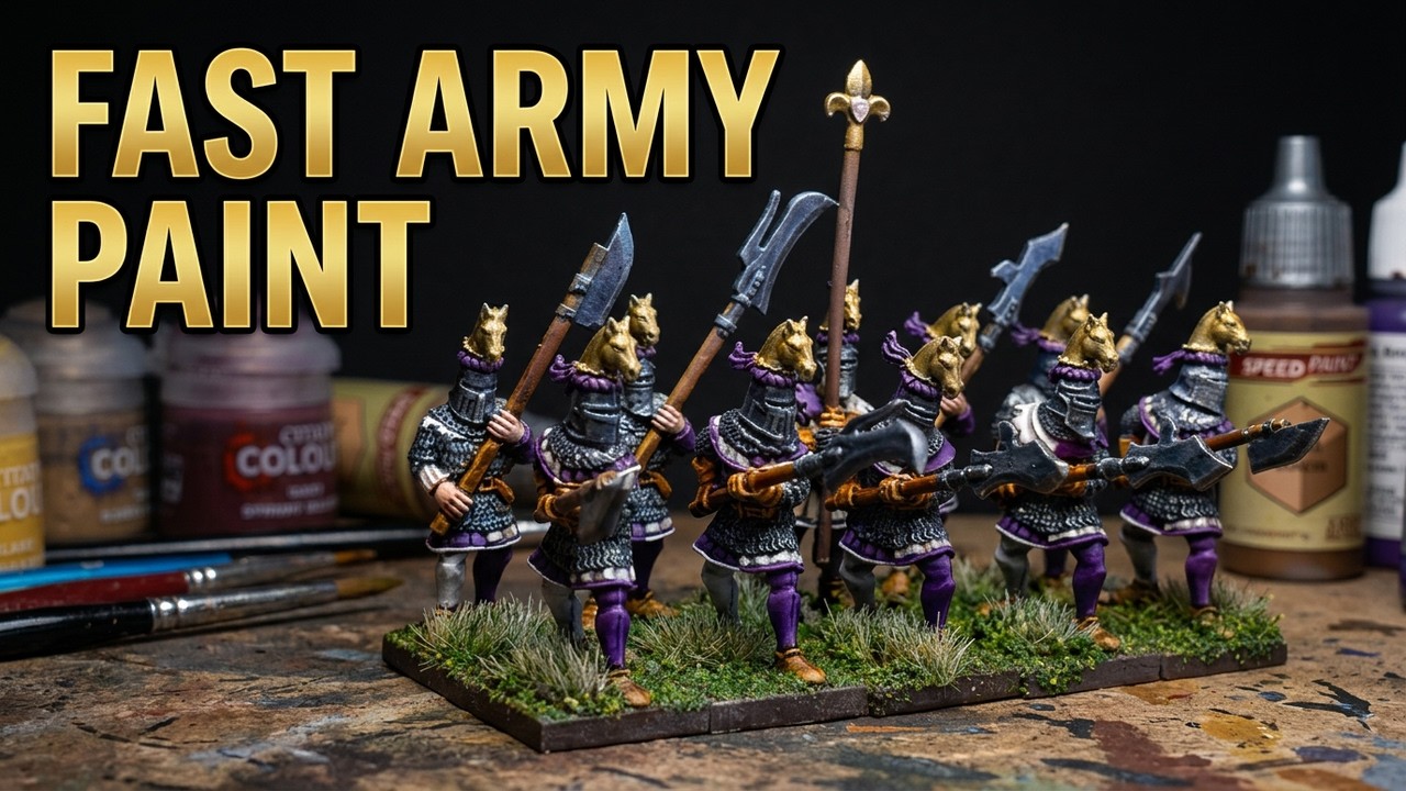 Paint an entire army faster without sacrificing quality