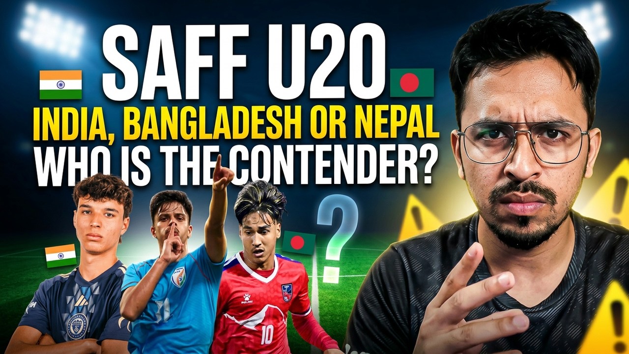 SAFF U20 2026: India 🇮🇳 vs Bangladesh 🇧🇩 vs Nepal 🇳🇵 | NEPAL vs BHUTAN 2-1