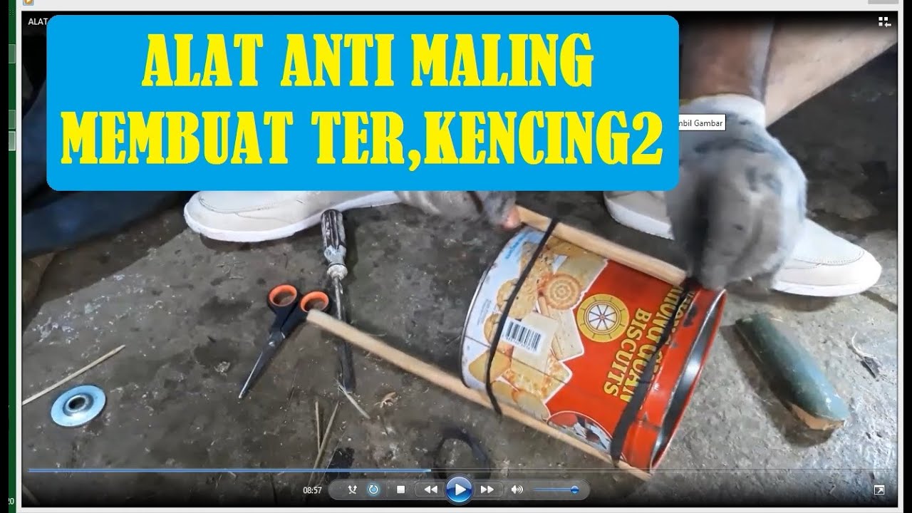 MEMBUAT ALAT PENJEBAK PENCURI !