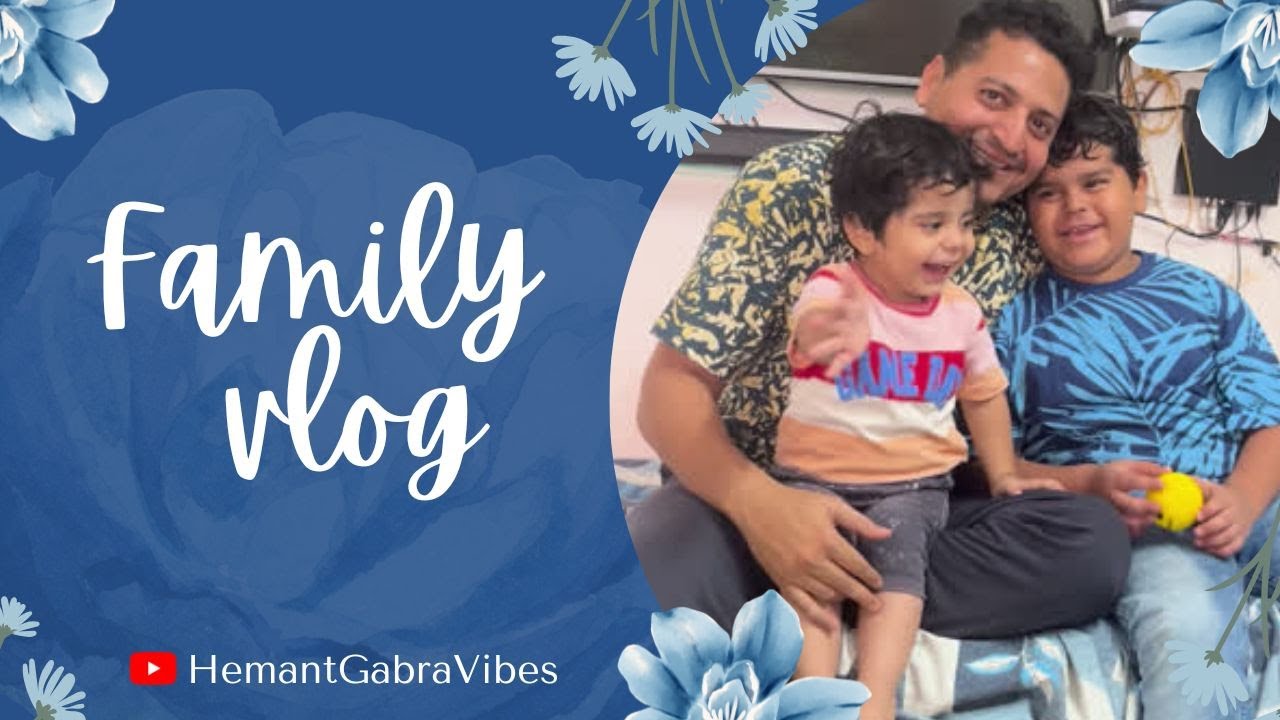 Everyday Moments ❤️ Papa, Manas and Kiaan #viral #trending #familyvlog #viralkids Jai Jai Sitaram 🙏