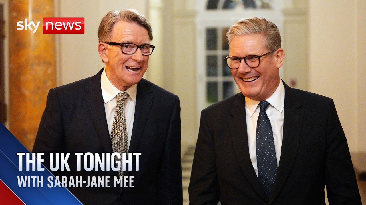 PM forced to give Mandelson files to intelligence committee | The UK Tonight with Sarah-Jane Mee