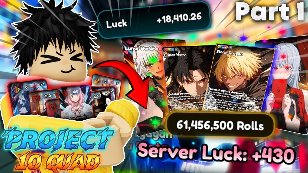 A Lot of BIG HITS!! & Let's Begin!! Project 10 Quadrillion! (Pt. 1) Anime Card Clash!