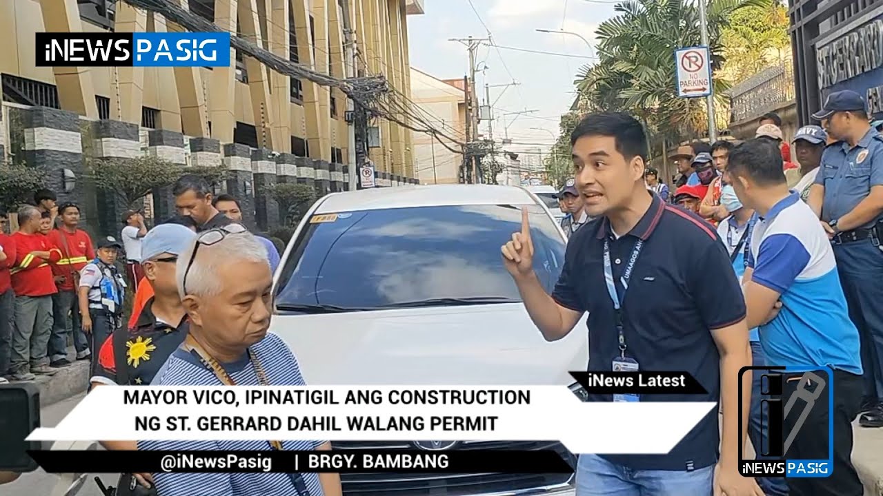 Mayor Vico, ipinatigil ang construction ng St. Gerrard dahil walang permit | iNews Pasig