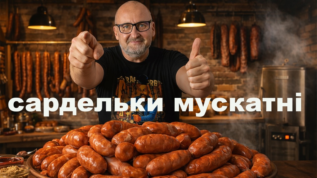 Мускатні сардельки в коптильні | Готуємо зі спеціями Craftstor