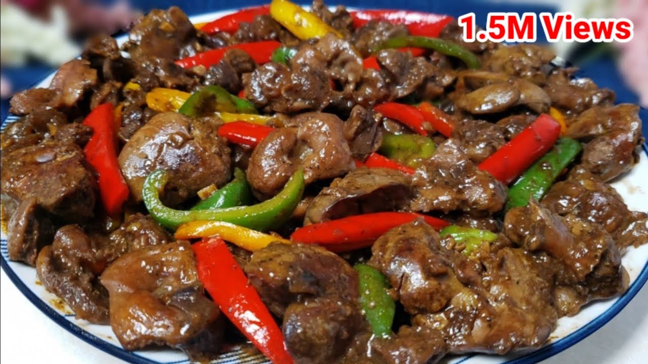 ONCE YOU DO THIS, YOU WILL NEVER BUY CHICKEN GIZZARDS & LIVER FROM RESTAURANT! Super Yummy!!!