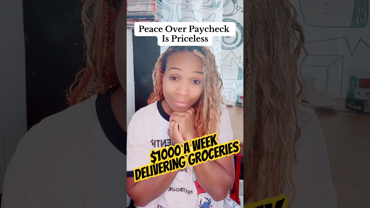 Grocery Delivery Side Hustle (Choosing Peace) 