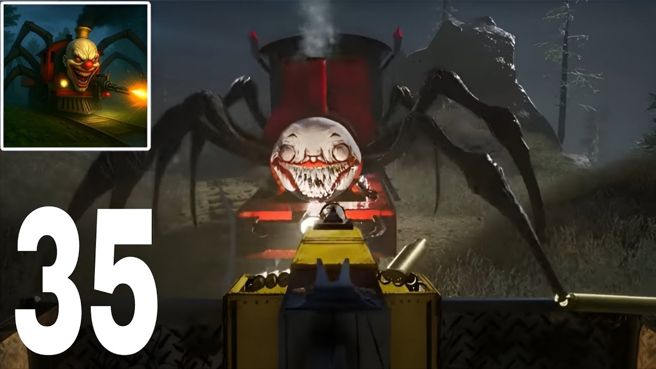 Scary Spider Train - Gameplay Walkthrough Part 35| Terrifying Monster Train (Android/iOS)
