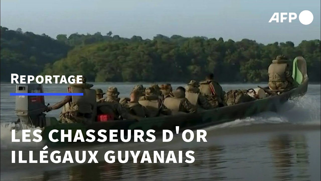 En Guyane, la lutte sans fin contre les chasseurs d'or illégaux | AFP
