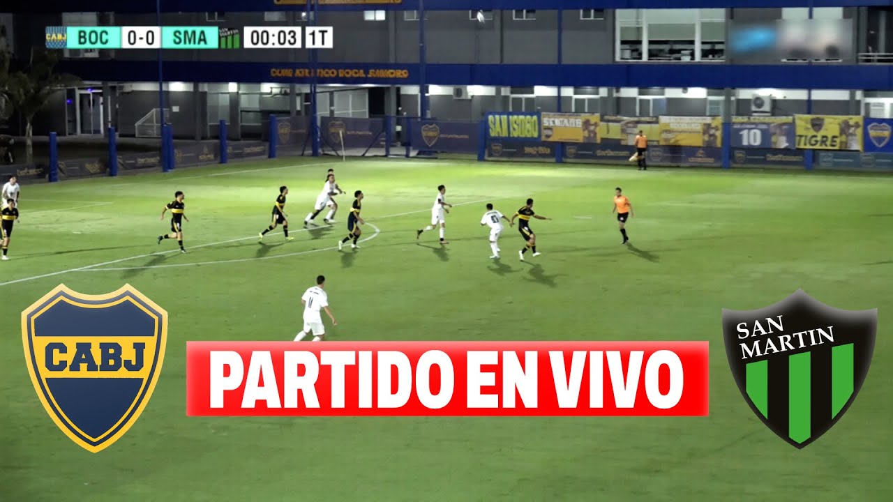 BOCA JUNIORS VS. SAN MARTIN DE SAN JUAN EN VIVO - FECHA 4 TORNEO PROYECCI&Oacute;N APERTURA