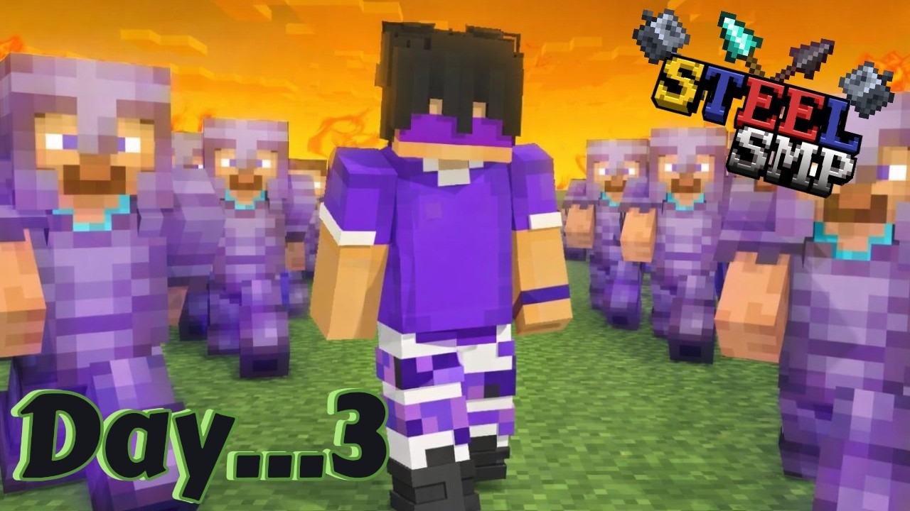 STEEL SMP Just Got CRAZY on Day 3 of Minecraft SMP Live