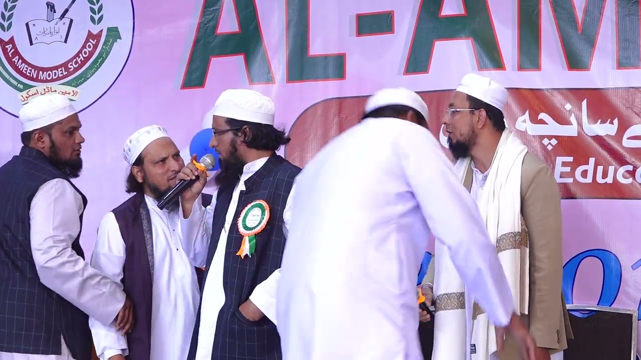 honouring the guest by presenting a shawl
