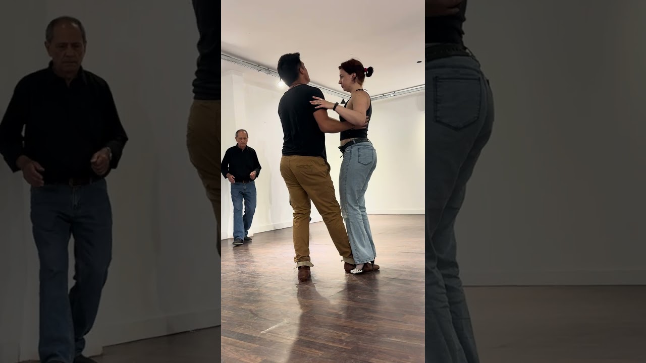 🎩💃 Tango con el Maestro Juan Olave, salida doble, con ocho atrás y medio giro de la mujer y arrastre