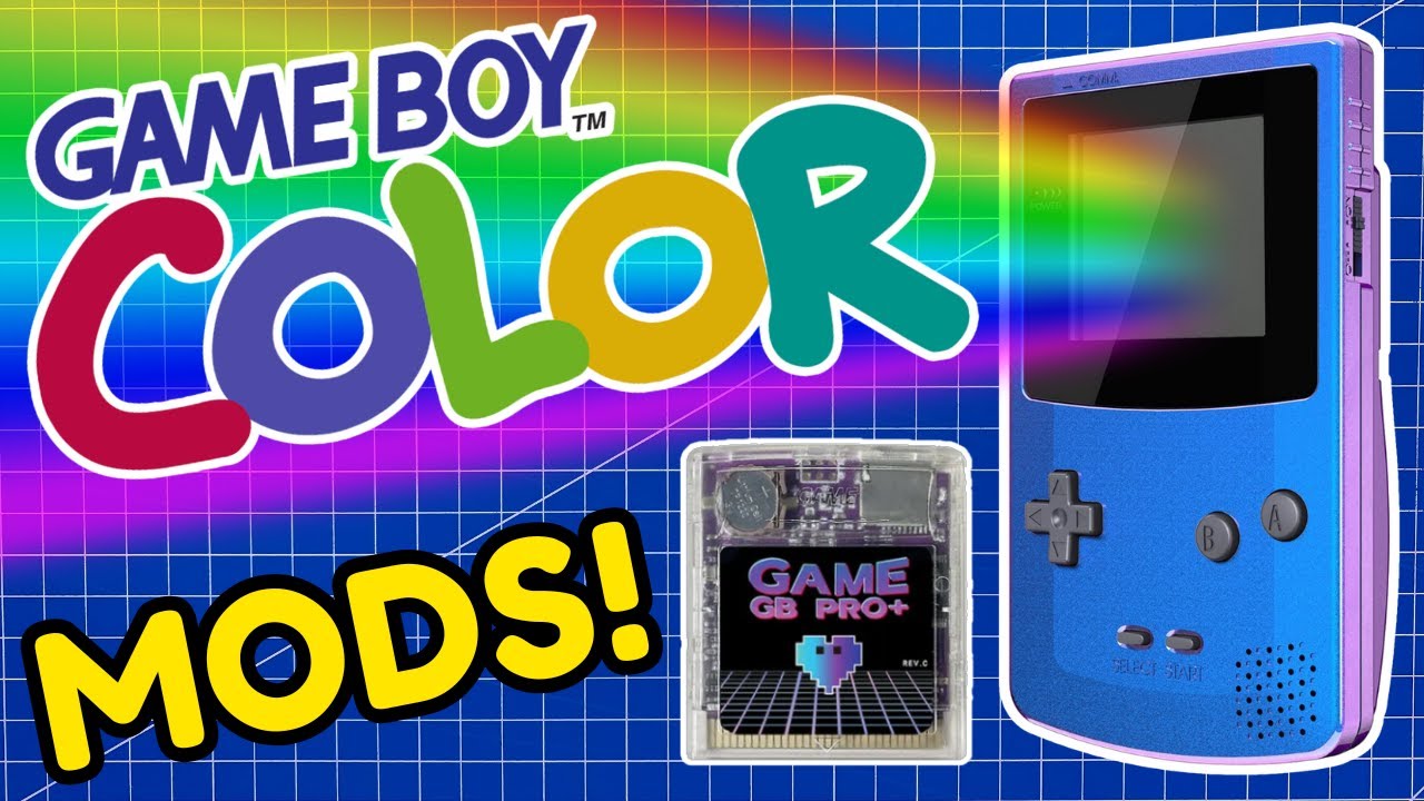 Обновления GAME BOY COLOR 2024 🌈 Дисплей + SD-карта 🔧
