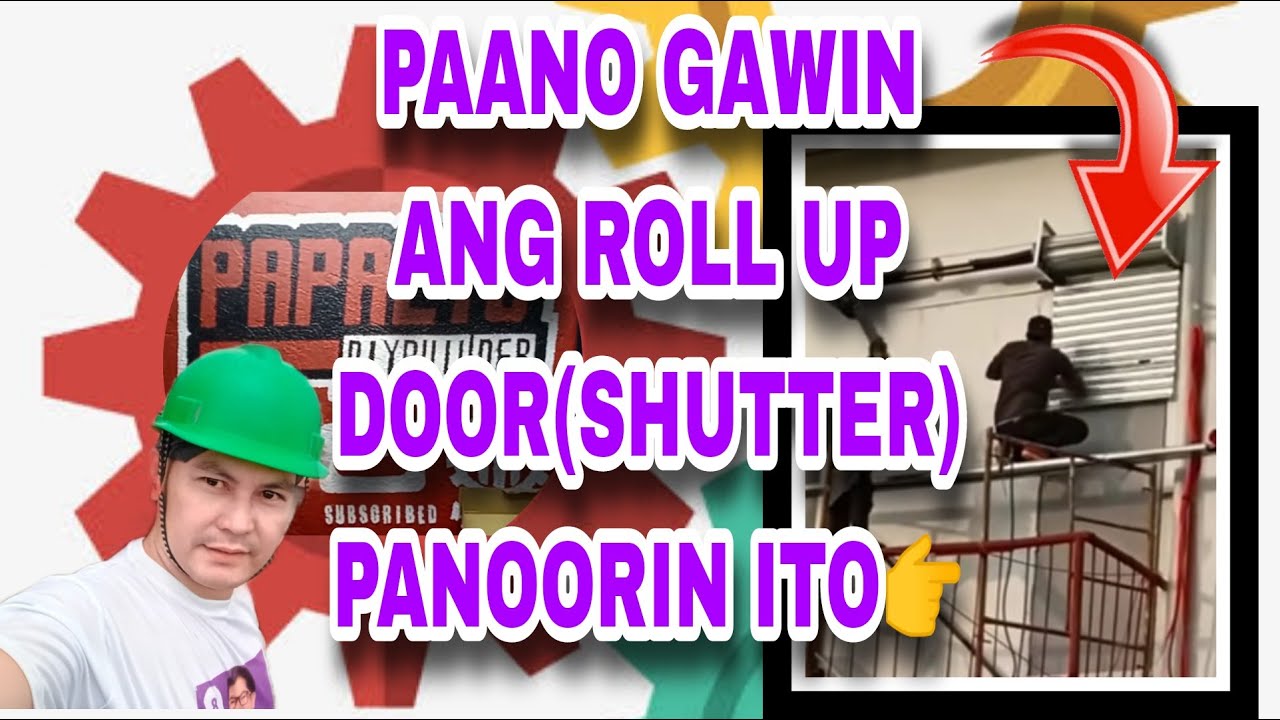 Paano ba gumawa ng Roll up door (ROLL UP DOOR MAKING)