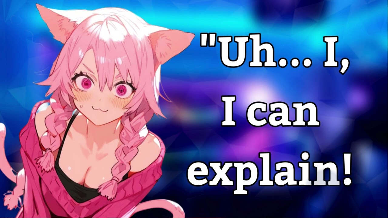 {Asmr} Cathing your Neko girlfriend at 3 am [cuddles] [reverse comfort] [f4a] [romance]