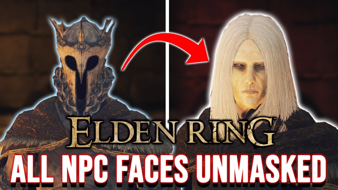ELDEN RING: Все лица NPC без шлемов! (БЕЗ МАСОК)