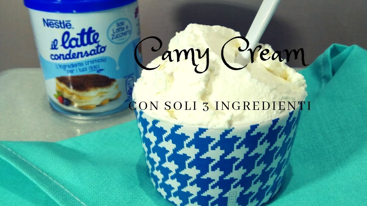 #illattecondesato #scattalapassione CAMY CREAM-Solo 3 ingredienti!