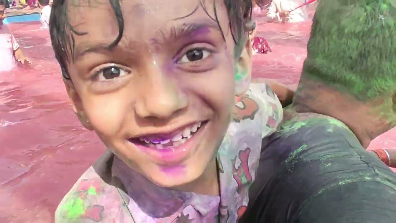 Holi ki masti #munh main gaya colour #learn_with_fun learn_with_fun 