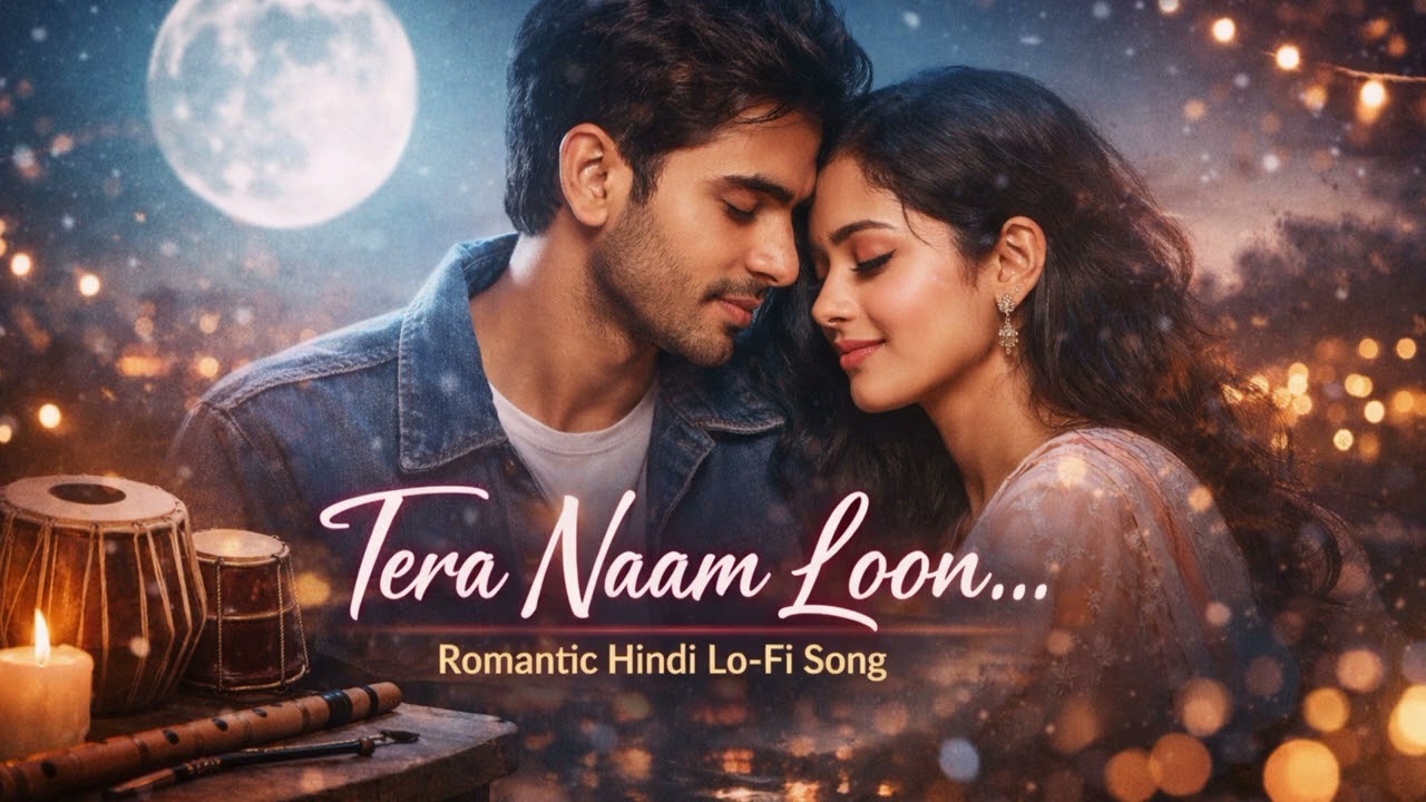 Tera Naam Loon 🌙 Romantic Hindi LoFi Song | Midnight Love Vibes
