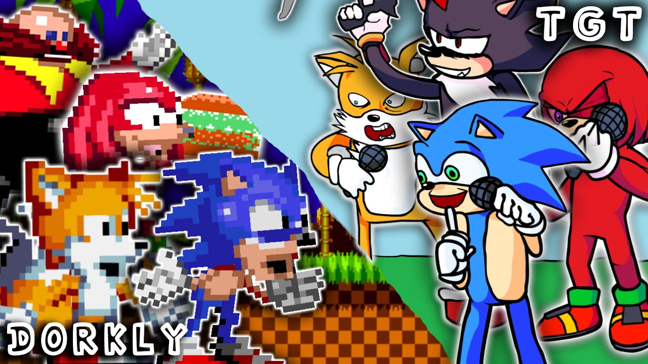 Triple Trouble but It's Dorkly Characters Vs TGT Characters - FNF Cover /HARD
