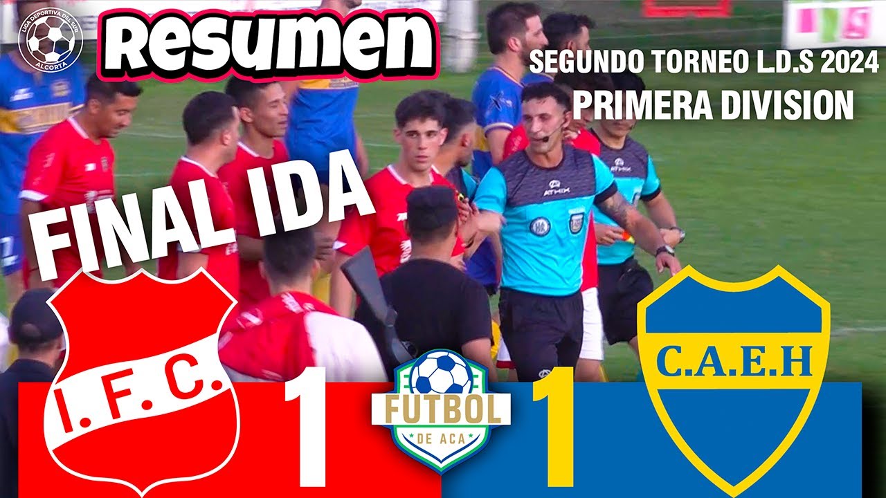 ⚽RESUMEN⚽ Independiente F.C. 1️⃣-1️⃣ Eduardo Hertz (Final IDA Segundo Torneo L.D.S Primera Divisi&oacute;n