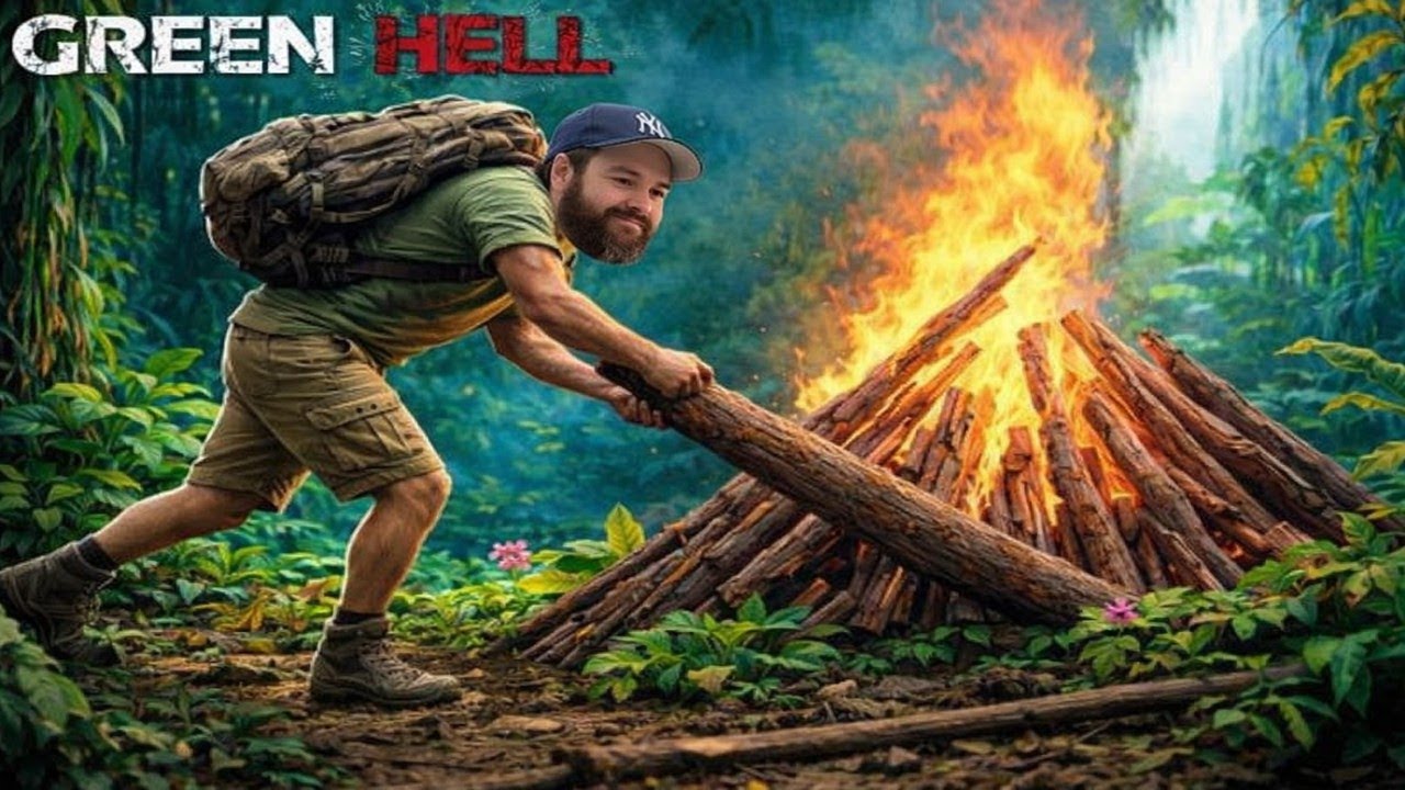 AO VIVO - GREEN HELL, FAZENDO MELHORIAS NOS ACAMPAMENTOS