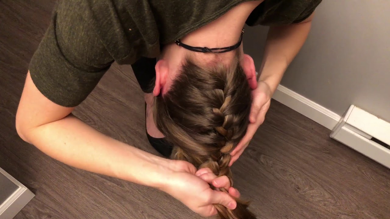Tutorial - Upside-down French Braid Top Knot