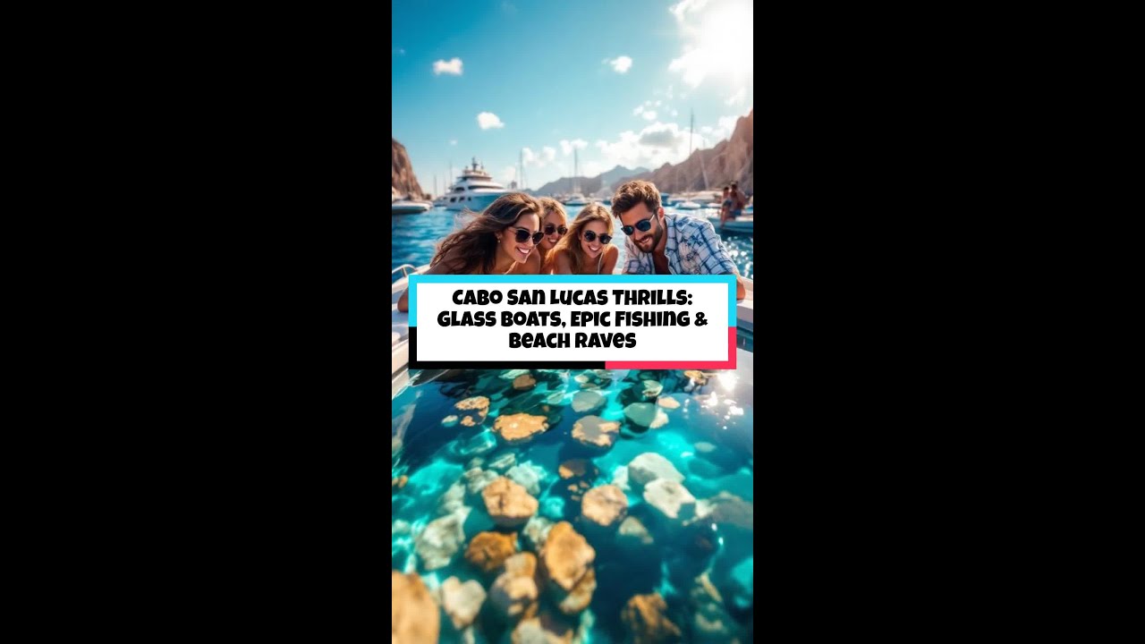 Cabo San Lucas Thrills: Glass Boats, Epic Fishing & Beach Raves