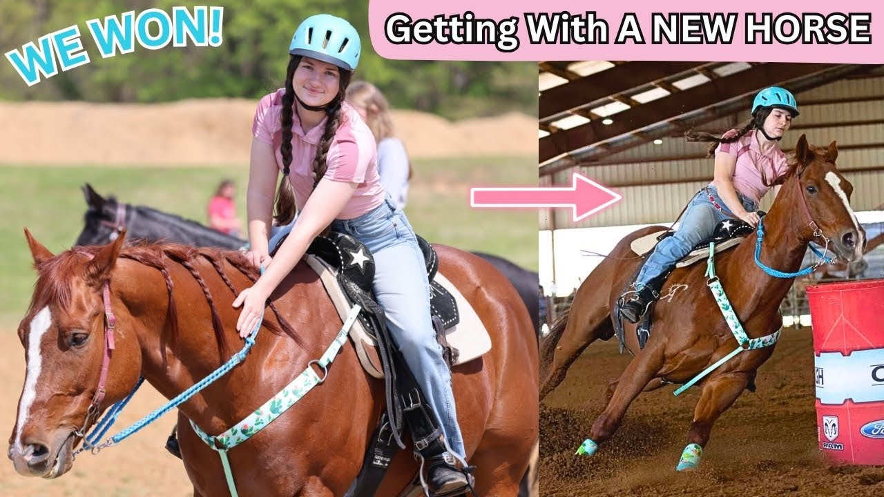 GETTING WITH A NEW BARREL HORSE EPISODE 1
