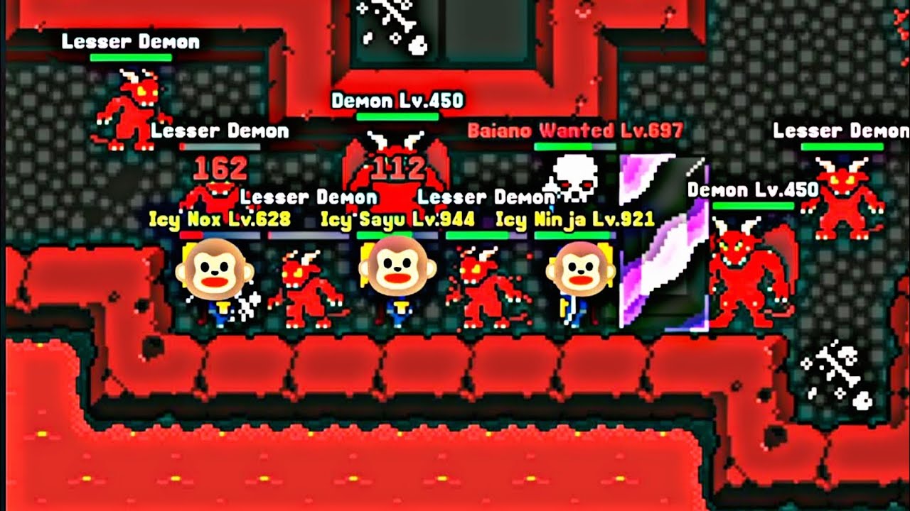 Rucoy Online:PvP contra os Maskeikos da Icy PT.2🚫🐒
