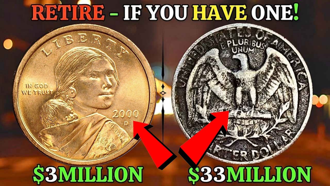 TOP 4 Sacagawea Dollar & Washington Quarter Coins Worth BIG MONEY 💰 Hidden U.S. Treasures!