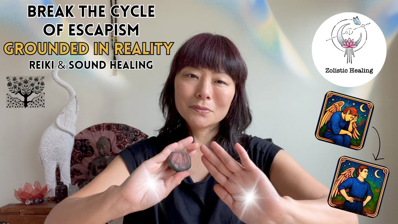 🛑 Break the Cycle of Escapism 🏃‍♂️ | Grounded in Reality 🌳 | Reiki Energy & Sound Healing