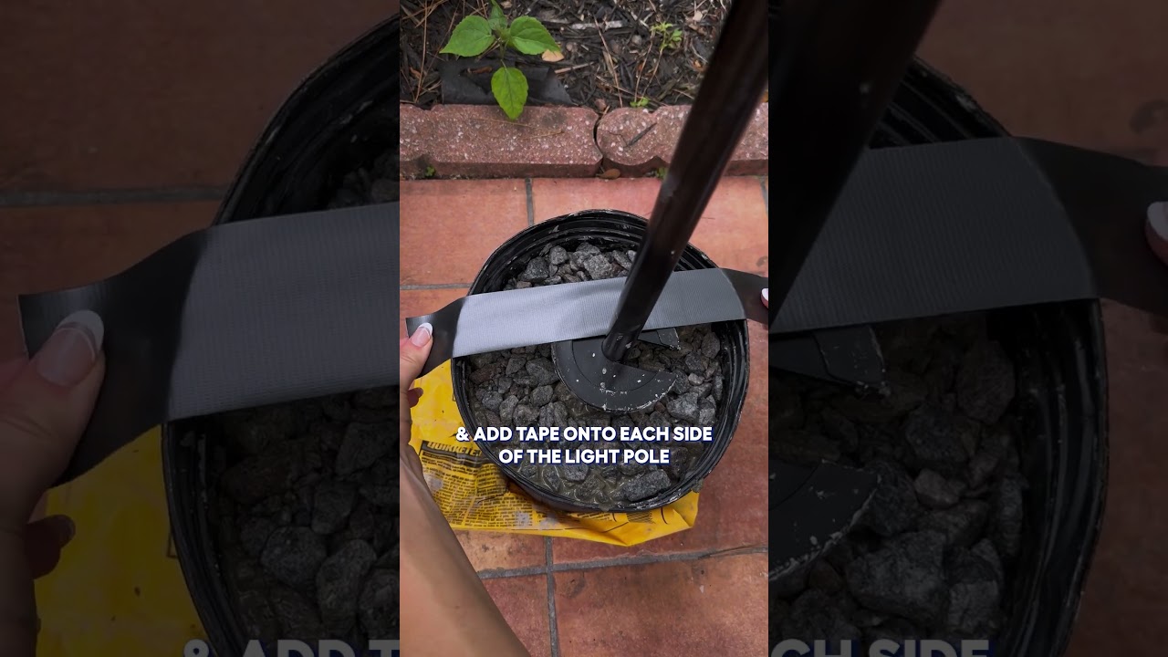 Outdoor string light DIY