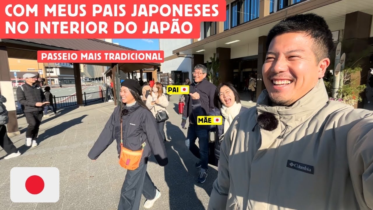 VIAJANDO COM MEUS PAIS JAPONESES NO JAPÃO. PASSEIO MAIS TRADICIONAL.