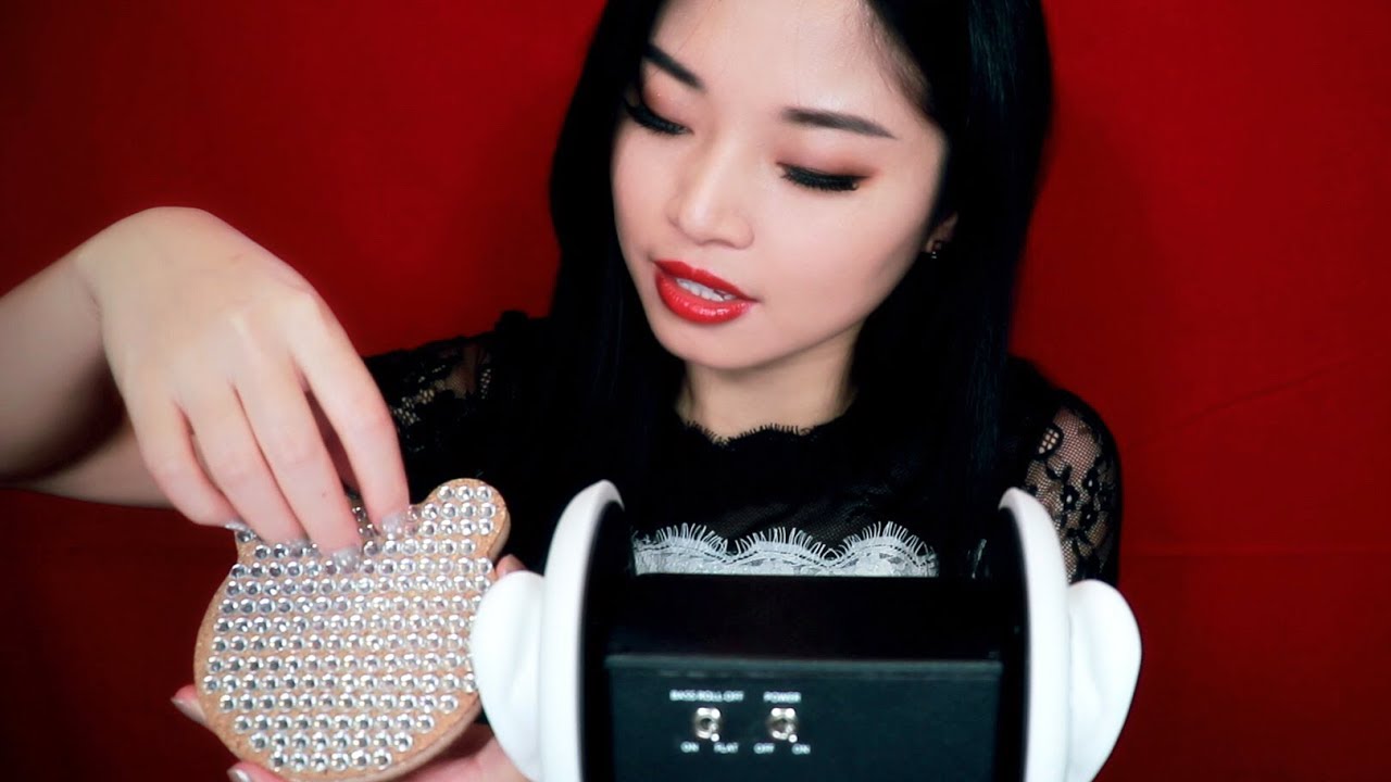 ASMR Binaural Rhinestone Tapping (NO TALKING)