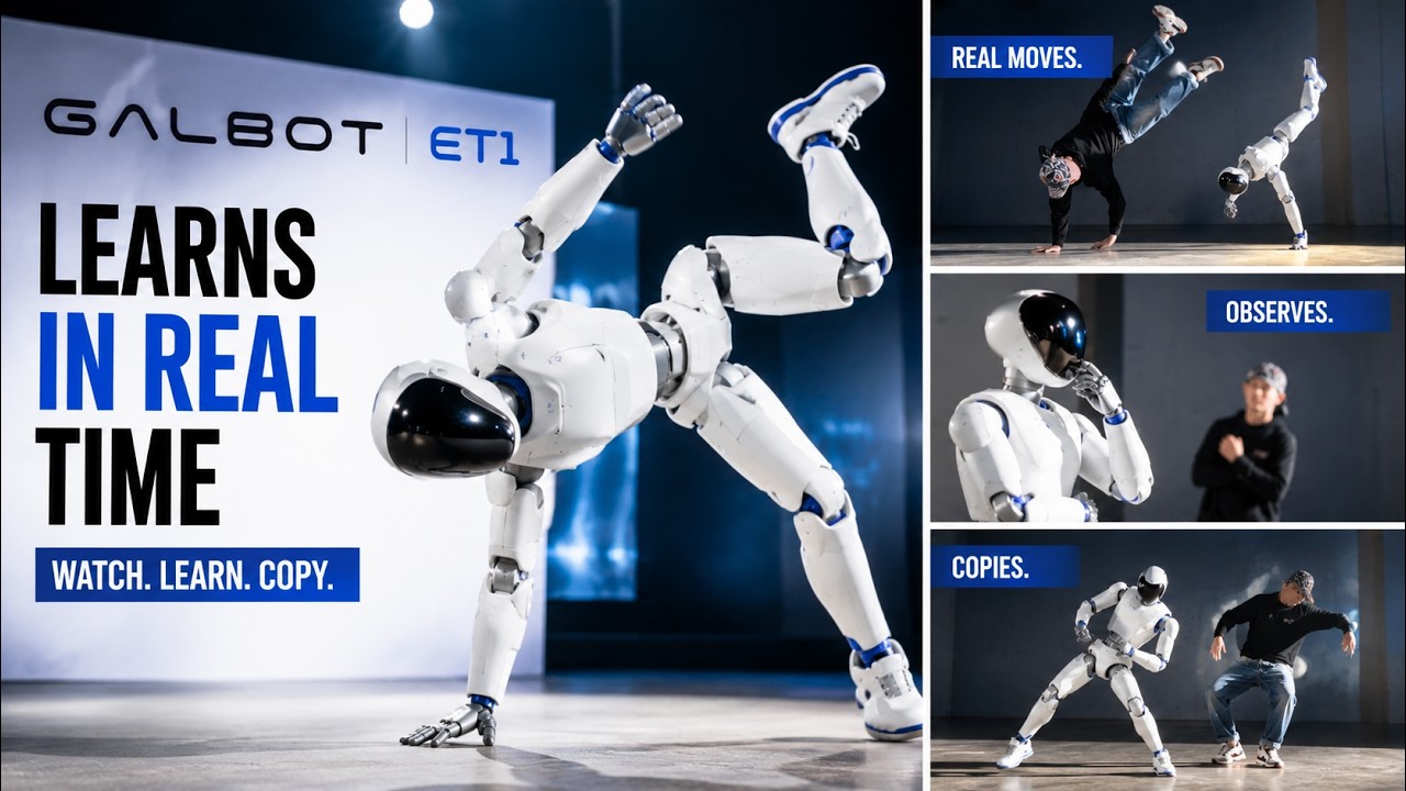 Galbot ET1 показывает будущее человекоподобных роботов