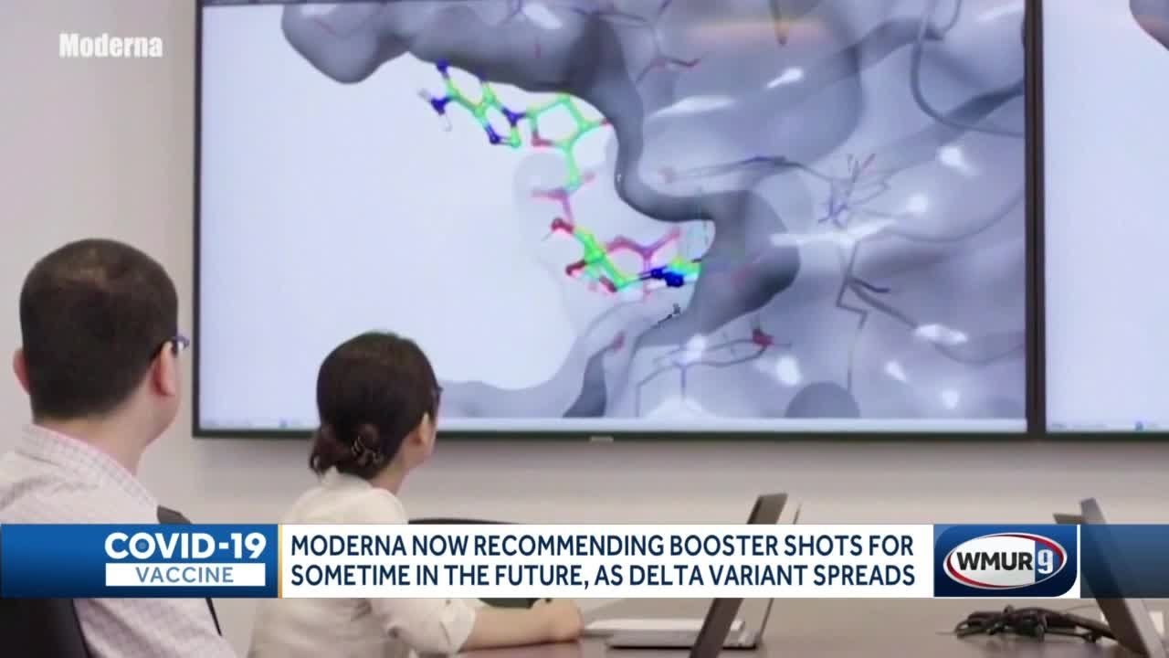 Moderna recommends booster shot to help fight variants