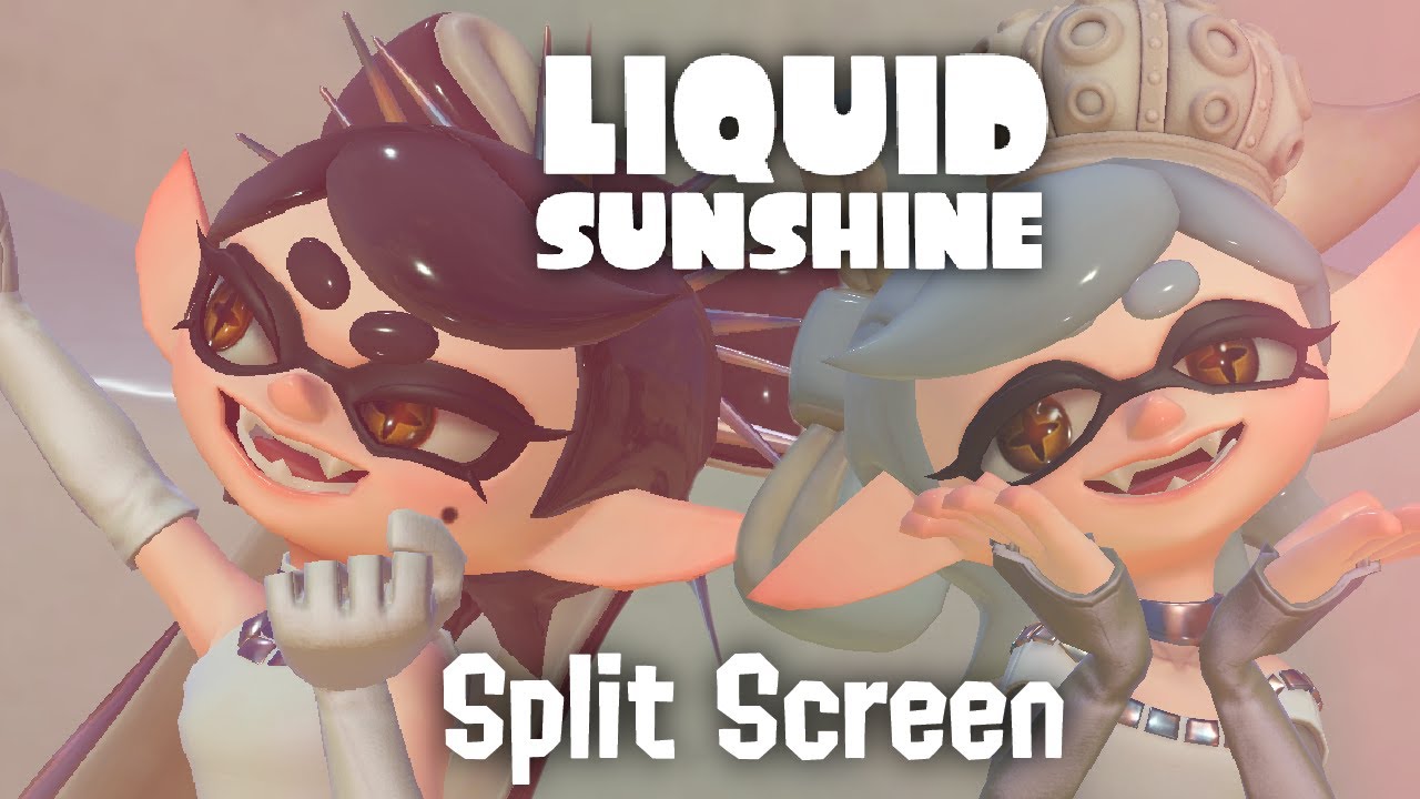 ♪ 💜💚Liquid Sunshine [Split Screen] | Squid Sisters (GRAND Fest Outfits)