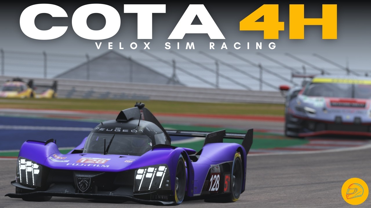 Pilótacserés futam a Velox Sim Racinggel 🟣 | COTA 4H 🇺🇸 | Le Mans Ultimate