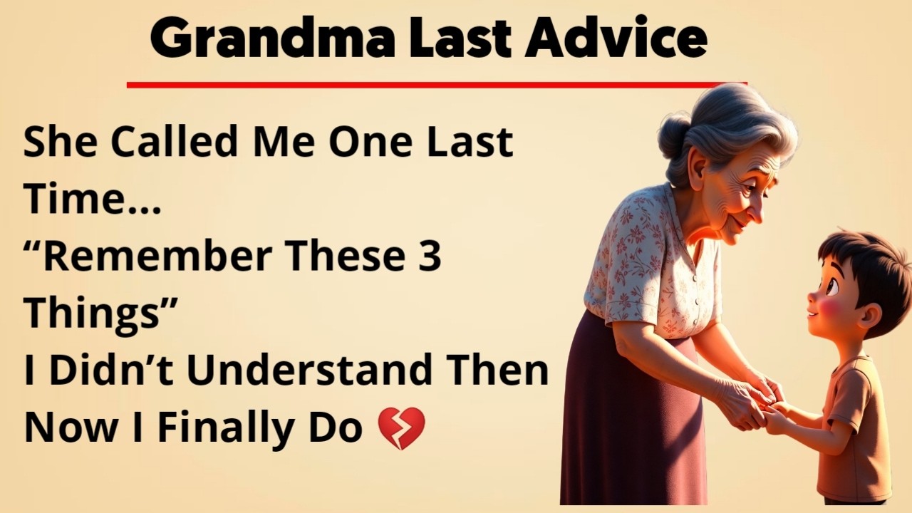 Grandma’s Last Advice | An Emotional Life Story | English Story for Beginners