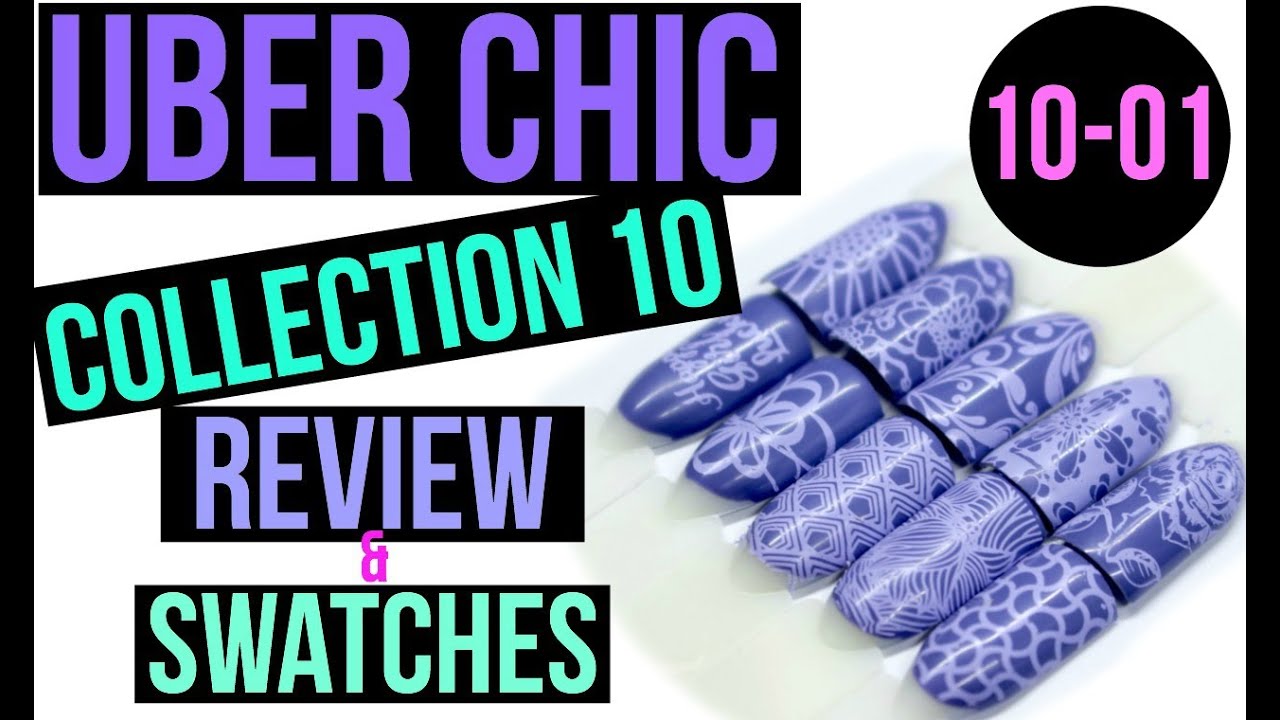 *NEW* ÜBER CHIC COLLECTION | STAMPING PLATE 10-01 SWATCHES